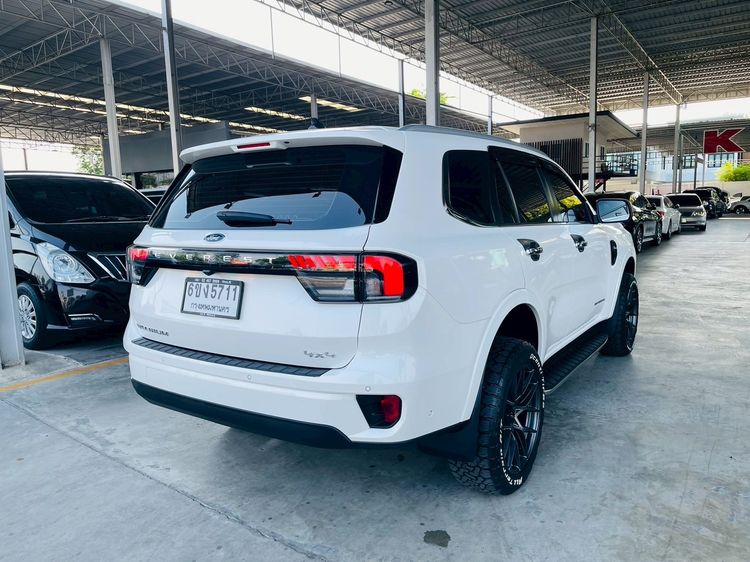 Ford Everest 2023 2.0 Titanium Plus 4WD Utility-car ดีเซล ไม่ติดแก๊ส เกียร์อัตโนมัติ ขาว รูปที่ 4