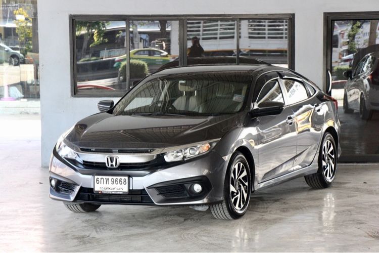 Honda Civic 2017 1.8 EL i-VTEC Sedan เบนซิน เกียร์อัตโนมัติ เทา