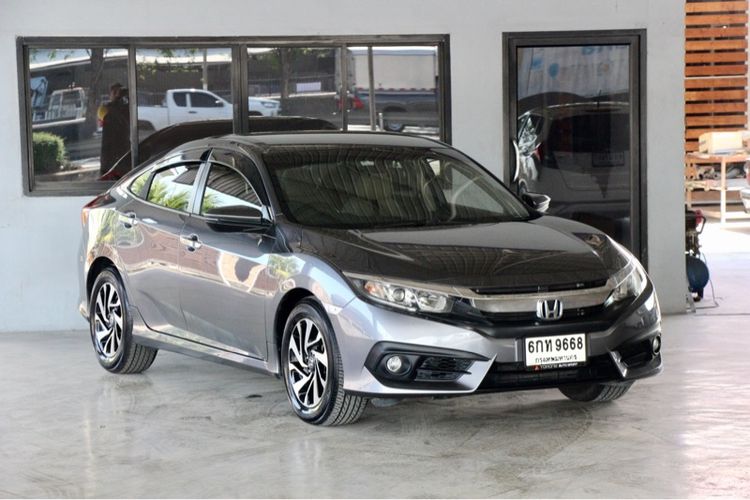 Honda Civic 2017 1.8 EL i-VTEC Sedan เบนซิน เกียร์อัตโนมัติ เทา รูปที่ 2