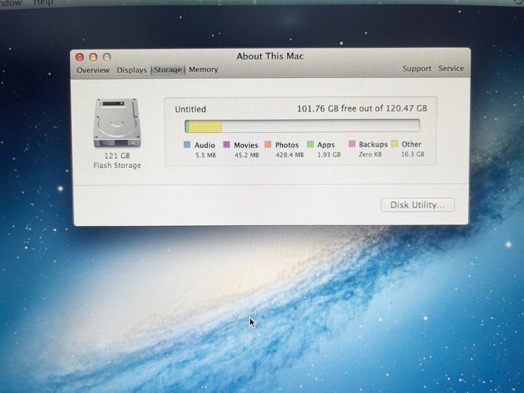 MacBook Air 2012 i5 Ram 4 SSD 128 GB สภาพสวย ใช้งานได้ดี ราคาถูกใจ รูปที่ 3