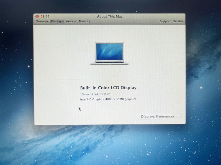 MacBook Air 2012 i5 Ram 4 SSD 128 GB สภาพสวย ใช้งานได้ดี ราคาถูกใจ รูปที่ 2