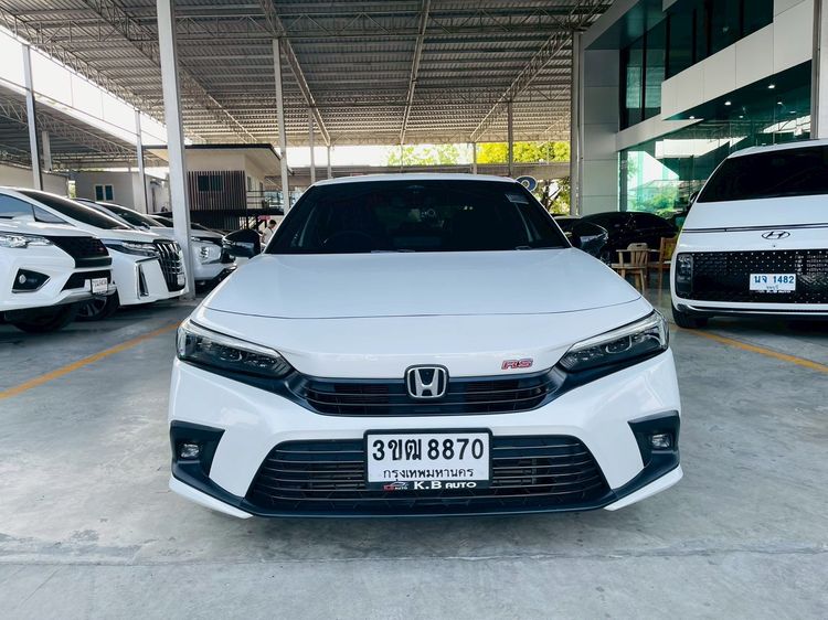 Honda Civic 2022 1.5 Turbo RS Sedan เบนซิน ไม่ติดแก๊ส เกียร์อัตโนมัติ ขาว รูปที่ 3