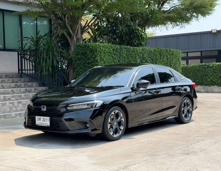 Honda Civic 2024 2.0 eHEV EL+ Sedan ไฮบริด ไม่ติดแก๊ส เกียร์อัตโนมัติ ดำ รูปที่ 4