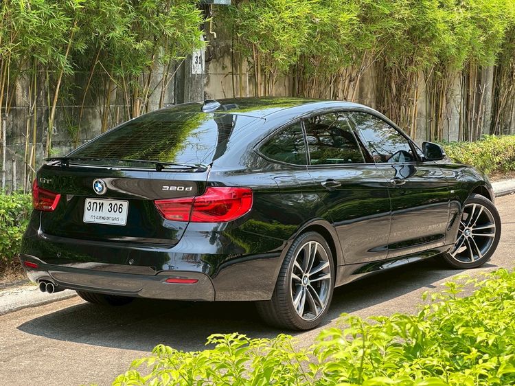 BMW Series 3 2019 320d Sedan ดีเซล ไม่ติดแก๊ส เกียร์อัตโนมัติ ดำ รูปที่ 2
