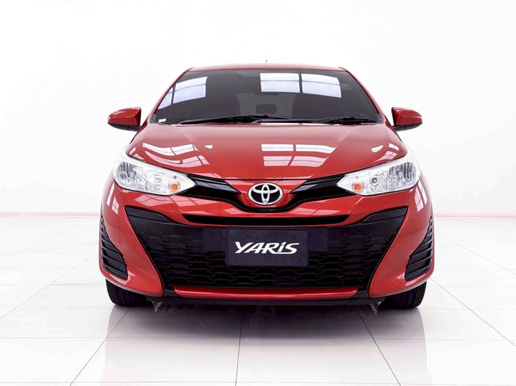Toyota Yaris 2018 1.2 J Eco Sedan เบนซิน ไม่ติดแก๊ส เกียร์อัตโนมัติ ส้ม รูปที่ 3