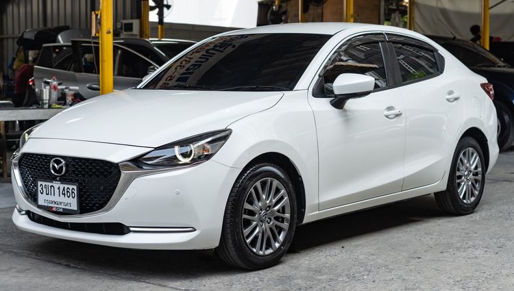 Mazda Mazda 2 2021 1.5 XD Sedan ดีเซล ไม่ติดแก๊ส เกียร์อัตโนมัติ ขาว รูปที่ 2