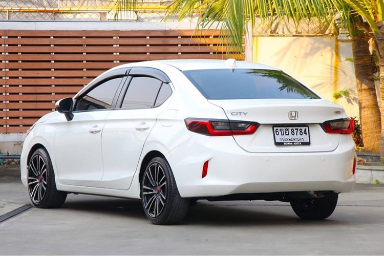 Honda City 2021 1.0 V Sedan เบนซิน ไม่ติดแก๊ส เกียร์อัตโนมัติ ขาว รูปที่ 4