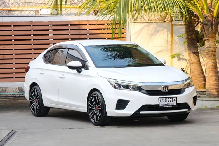 Honda City 2021 1.0 V Sedan เบนซิน เกียร์อัตโนมัติ ขาว