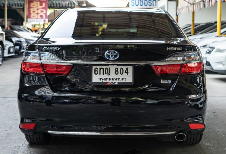 Toyota Camry 2017 2.5 Hybrid Navi Sedan ไฮบริด ไม่ติดแก๊ส เกียร์อัตโนมัติ ดำ รูปที่ 4