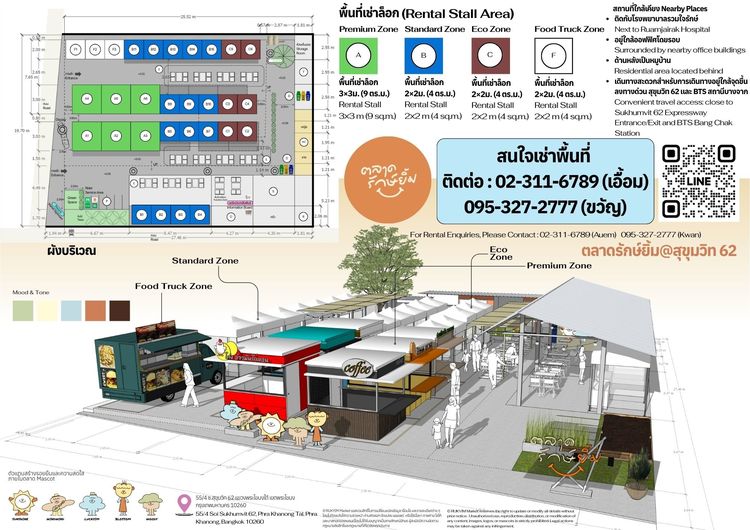 เปิดให้เช่าพื้นที่ค้าขาย ทำเลดี ใกล้แหล่งชุมชน พร้อมเริ่มธุรกิจได้ทันที