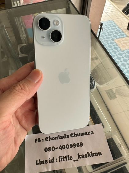 Iphone 15 128Gb Bllue ศูนย์ไทย แบต 84 สภาพสวย ไร้รอย เดิมๆ ครบยกกล่อง (นิคมลำพูน)  รูปที่ 6