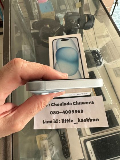 Iphone 15 128Gb Bllue ศูนย์ไทย แบต 84 สภาพสวย ไร้รอย เดิมๆ ครบยกกล่อง (นิคมลำพูน)  รูปที่ 2