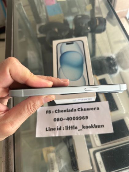 Iphone 15 128Gb Bllue ศูนย์ไทย แบต 84 สภาพสวย ไร้รอย เดิมๆ ครบยกกล่อง (นิคมลำพูน)  รูปที่ 5