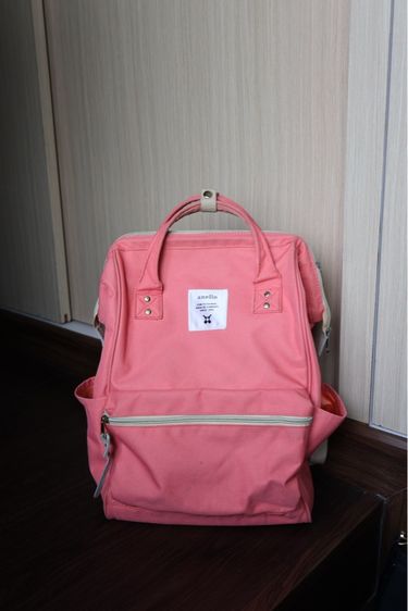 anello Mouthpiece Backpack (Polyester Canvas)🎀 Coral pink