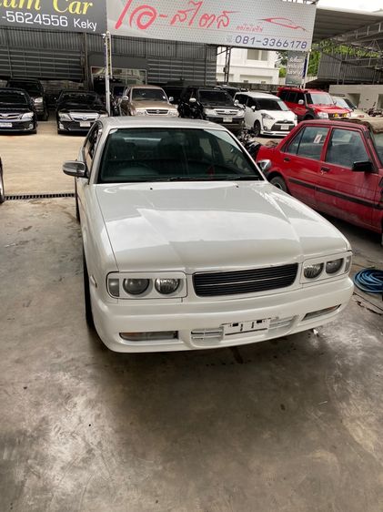 Nissan Cedric 1992 3.0 Gran Turismo Sedan เบนซิน LPG เกียร์อัตโนมัติ ขาว รูปที่ 2