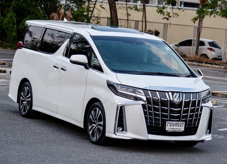Toyota Alphard 2019 2.5 S C-Package Van เบนซิน ไม่ติดแก๊ส เกียร์อัตโนมัติ ขาว รูปที่ 3