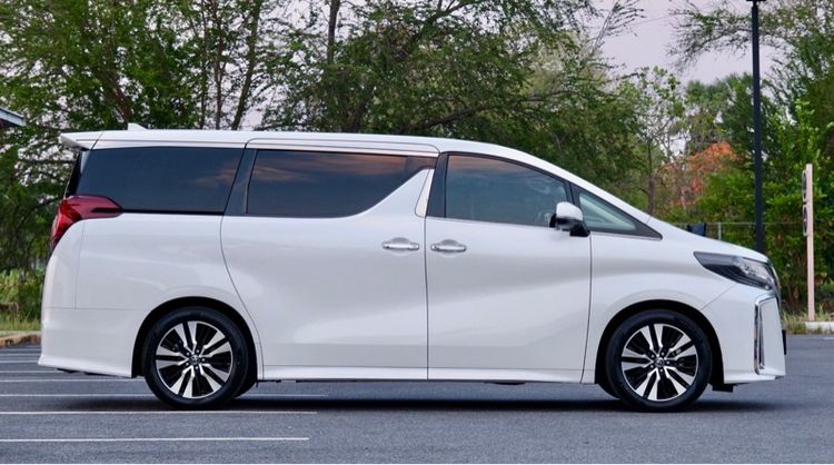 Toyota Alphard 2019 2.5 S C-Package Van เบนซิน ไม่ติดแก๊ส เกียร์อัตโนมัติ ขาว รูปที่ 4