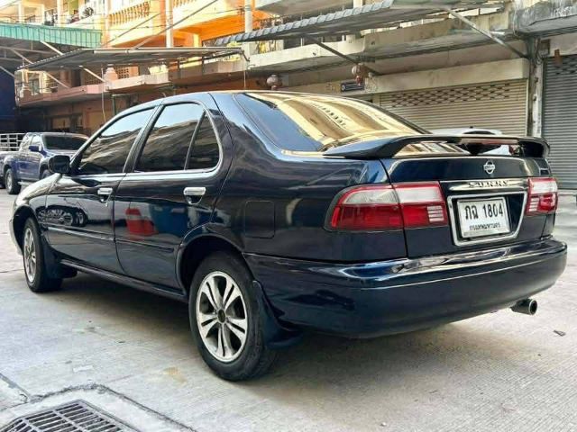 Nissan Sunny 1999 1.6 GL Neo Sedan ดีเซล ไม่ติดแก๊ส เกียร์อัตโนมัติ น้ำเงิน รูปที่ 4