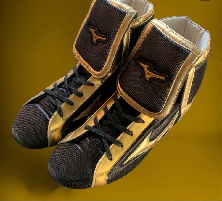 ผู้ชาย ดำ รองเท้าออกกำลังกาย Mizuno Boxing Shoes