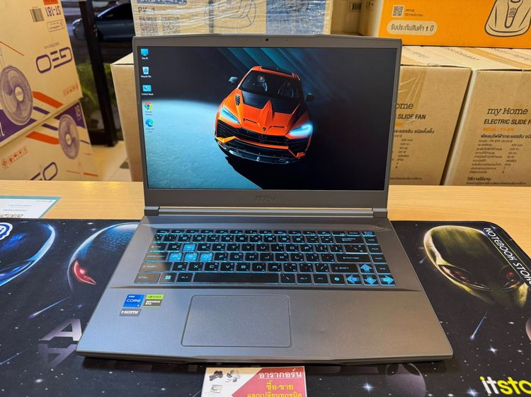 MSI THIN 15 B13UCX-1610TH i5-13420H RAM 16 SSD 512 m2 RTX 2050 4 GB จอ 15.6