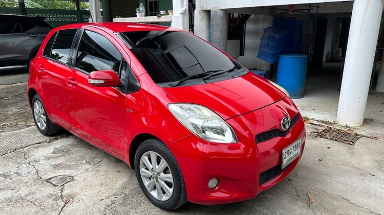 Toyota Yaris 2013 1.5 G Sedan เบนซิน ไม่ติดแก๊ส เกียร์อัตโนมัติ แดง รูปที่ 4