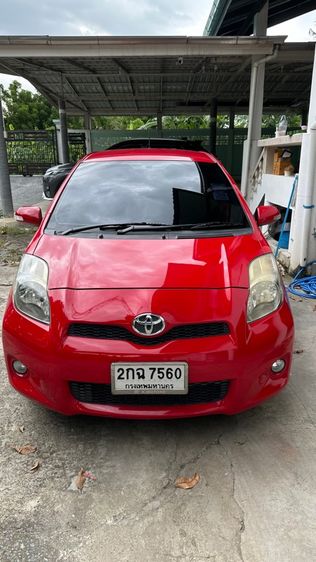 Toyota Yaris 2013 1.5 G Sedan เบนซิน ไม่ติดแก๊ส เกียร์อัตโนมัติ แดง รูปที่ 2