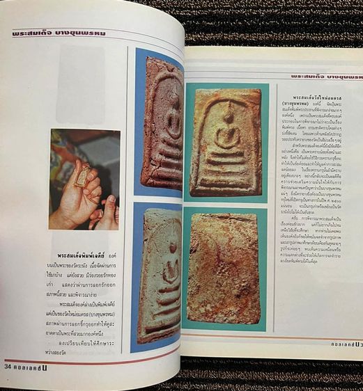 หนังสือสนามพระ คอลเลคชั่น กระดาษอาร์ตอย่างดี สภาพเก่าเก็บสะสมตั้งแต่ปี 2538 รวม 5 เล่ม มีเล่มที่ 1-2-3-4 6 เป็นหนังสือสไตล์แบบ หนังสือ Preci รูปที่ 5