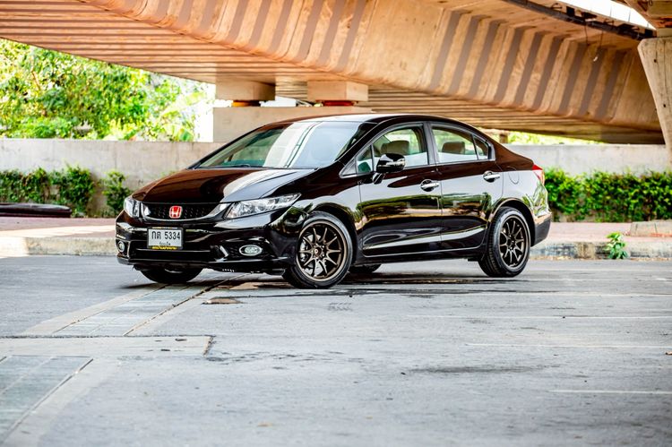Honda Civic 2015 1.8 ES i-VTEC Sedan เบนซิน เกียร์อัตโนมัติ ดำ รูปที่ 3