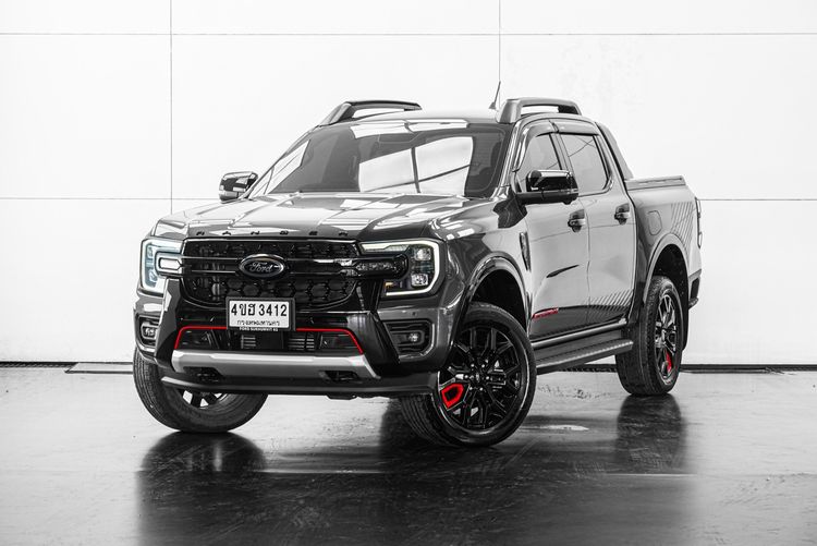 รถ Ford Ranger 2.0 Bi-Turbo Hi-Rider Storntrak สี เทา