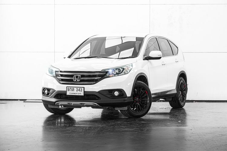 Honda CR-V 2013 2.0 E 4WD Utility-car เบนซิน ไม่ติดแก๊ส เกียร์อัตโนมัติ ขาว
