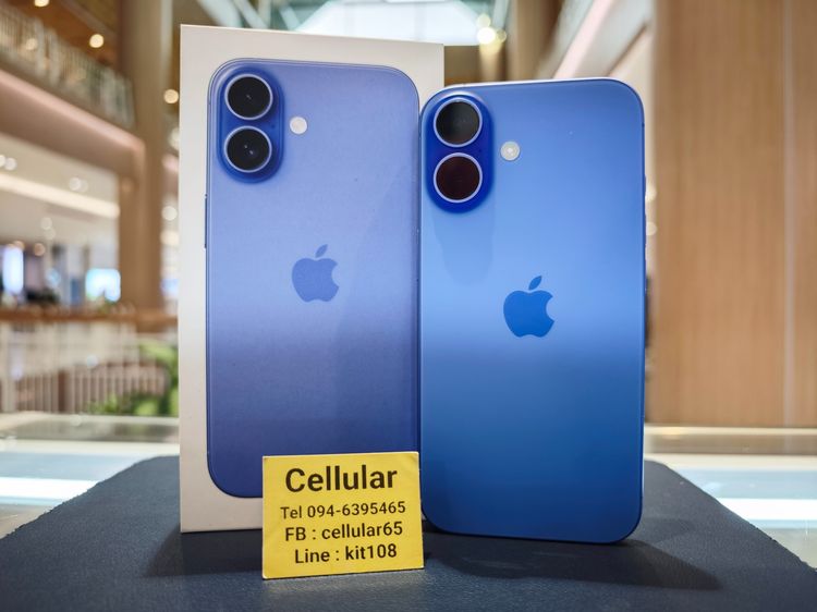128 GB iPhone 16 128GB สภาพสวยมาก มีประกันศูนย์ไทย ครบกล่อง