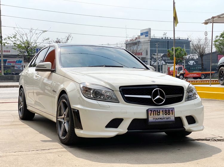Mercedes-Benz C-Class 2010 C200 CGI Sedan เบนซิน ไม่ติดแก๊ส เกียร์อัตโนมัติ ขาว