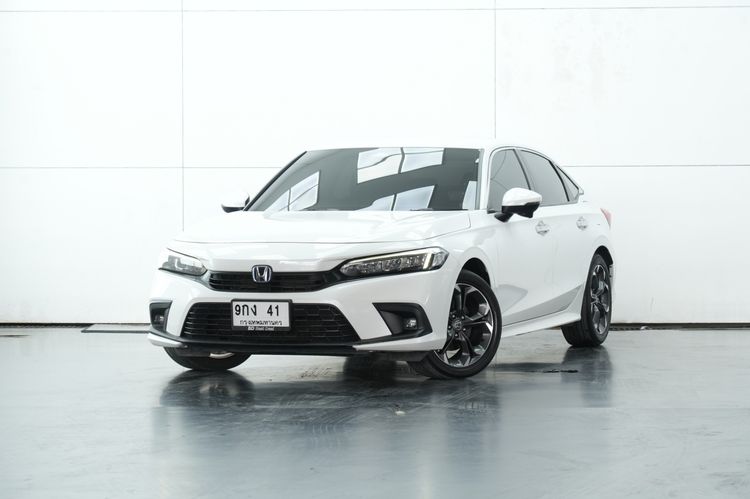 Honda Civic 2022 2.0 eHEV EL+ Sedan ดีเซล ไม่ติดแก๊ส เกียร์อัตโนมัติ ขาว