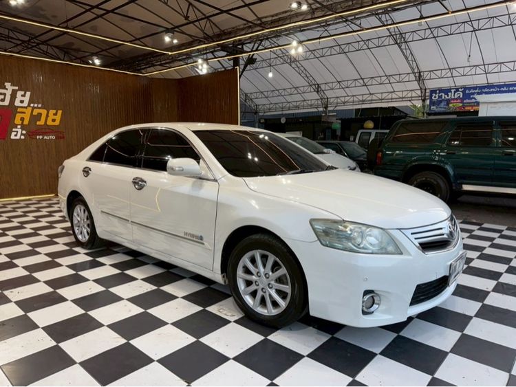 Toyota Camry 2011 2.4 Hybrid Utility-car ไฮบริด ไม่ติดแก๊ส เกียร์อัตโนมัติ ขาว รูปที่ 2