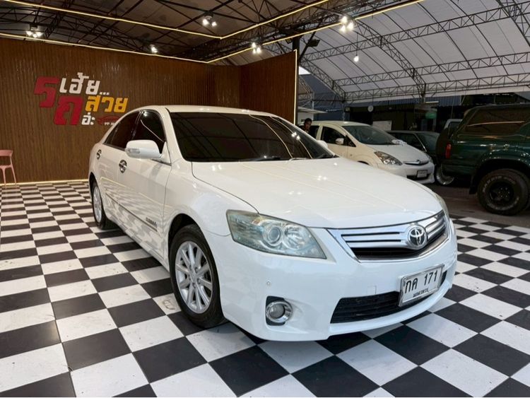 Toyota Camry 2011 2.4 Hybrid Utility-car ไฮบริด ไม่ติดแก๊ส เกียร์อัตโนมัติ ขาว รูปที่ 4