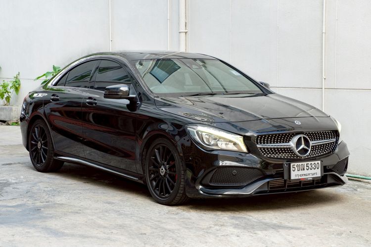 Mercedes-Benz CLA-Class 2019 CLA250 AMG Sedan เบนซิน ไม่ติดแก๊ส เกียร์อัตโนมัติ ดำ