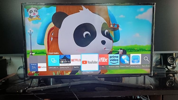 Samsung Smart 40 นิ้ว FHD อุปกรณ์ครบ ภาพสีสด
เชื่อมต่อ wifi YouTube Netflix