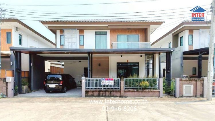 บ้านเดี่ยว 2 ชั้น 50.6 ตร.ว. หมู่บ้านเอชเคปซีรีน บางนา-สุขาภิบาล2 ซอยสุขาภิบาล2 ซอย15-1 ถนนสุขาภิบาล2 ถนนกาญจนาภิเษก เขตประเวศ กรุงเทพมหานคร รูปที่ 2