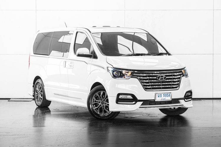 Hyundai H-1 2020 2.5 GRAND STAREX Utility-car ดีเซล ไม่ติดแก๊ส เกียร์อัตโนมัติ ขาว รูปที่ 2