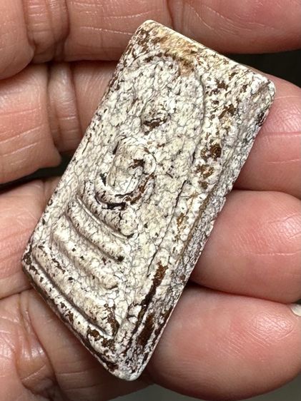 องค์ละ1250🙏พระสมเด็จ เนื้อเก่าๆ🙏พระสมเด็จพิมพ์เกศบัวตูม มีคราบรักน้ำเกลี้ยง รูปที่ 8