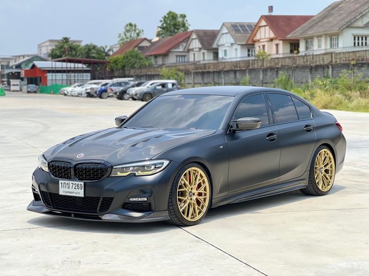 BMW Series 3 2021 320d Sedan ดีเซล ไม่ติดแก๊ส เกียร์อัตโนมัติ ดำ