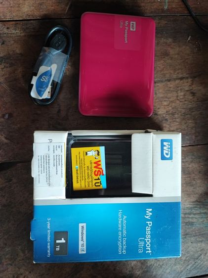 ที่เก็บข้อมูลและเมมโมรี่การ์ด WD mypassport pro 1TB สภาพใหม่ ของแท้