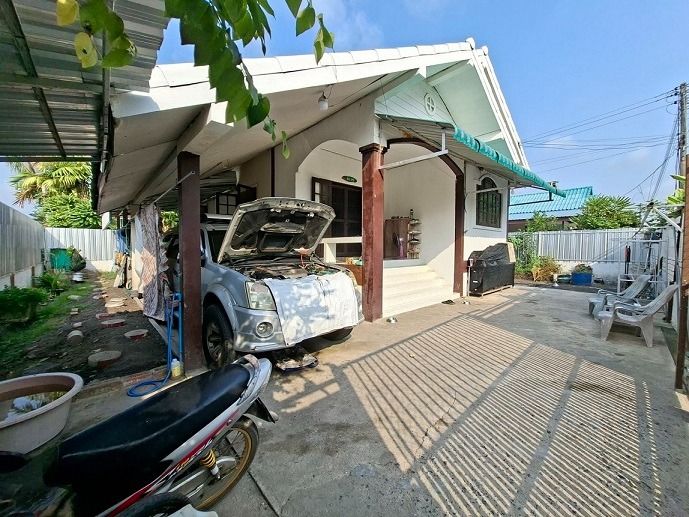 ขายบ้านเดี่ยวบ้านสวนแสนสุข นครนายก1ชั้นเนื้อที่ 70ตรว 1.35ล้านบาท