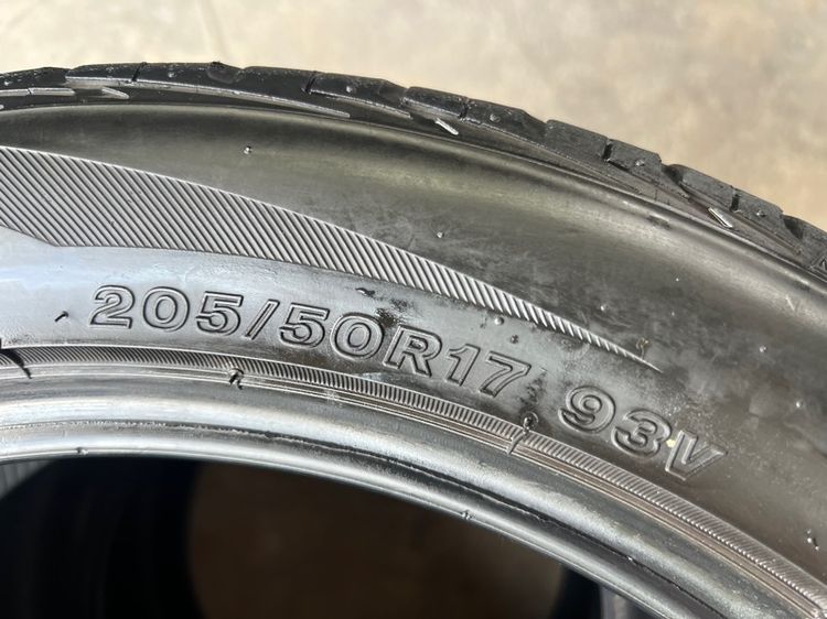 ยาง Bridgestone TECHNO 205 50 17 คู่ 1200 บาท สภาพดี ไม่ปะ รูปที่ 5