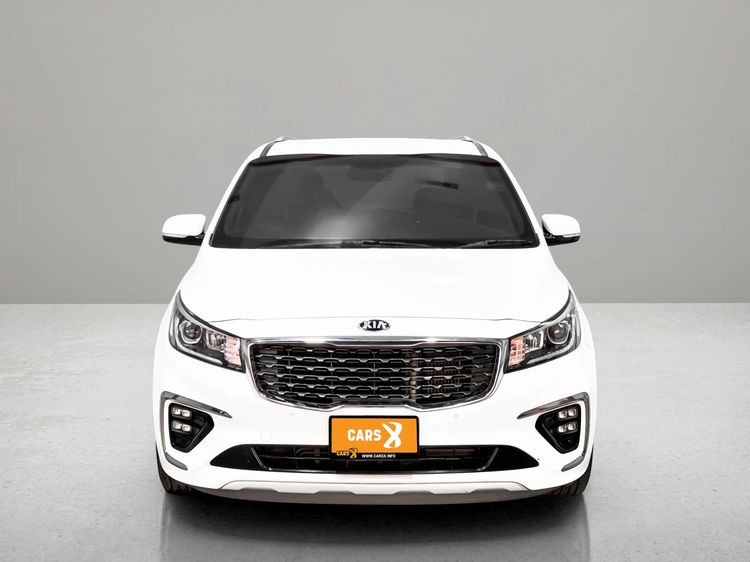 Kia Grand Carnival 2018 2.2 EX Van ดีเซล ไม่ติดแก๊ส เกียร์อัตโนมัติ ขาว รูปที่ 3