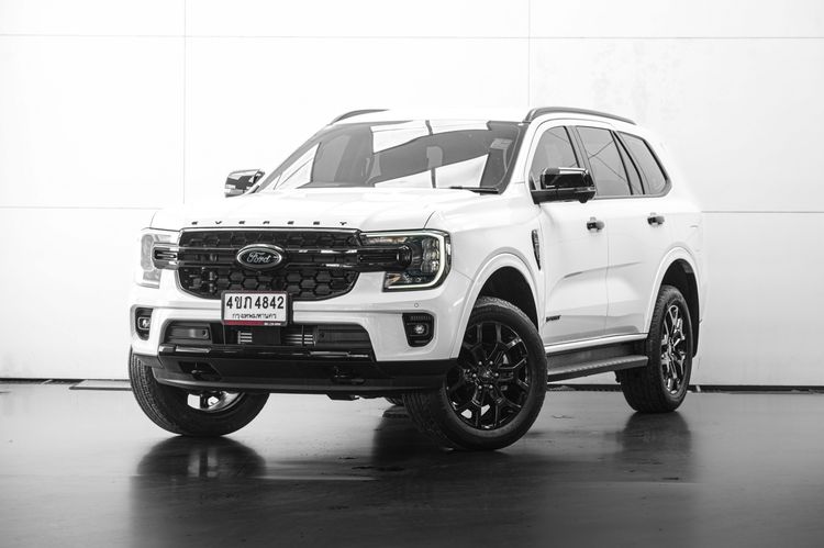 Ford Everest 2023 2.0 Turbo Sport Utility-car ดีเซล ไม่ติดแก๊ส เกียร์อัตโนมัติ ขาว รูปที่ 2