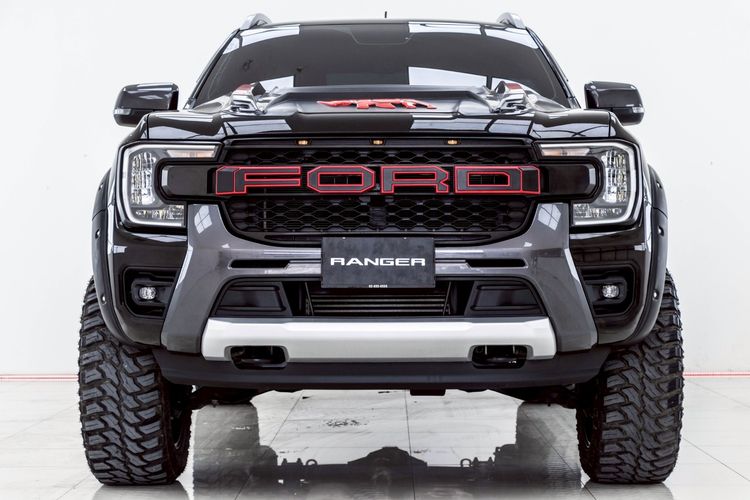 Ford Ranger 2022 2.0 Bi-Turbo Hi-Rider Wildtrak Pickup ดีเซล ไม่ติดแก๊ส เกียร์อัตโนมัติ ดำ รูปที่ 4
