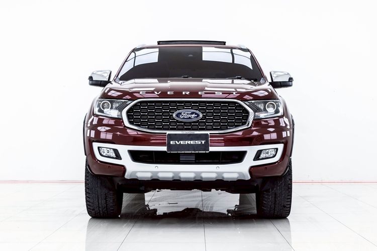 Ford Everest 2019 2.0 Bi-Turbo Titanium+ 4WD Utility-car ดีเซล ไม่ติดแก๊ส เกียร์อัตโนมัติ แดง รูปที่ 4