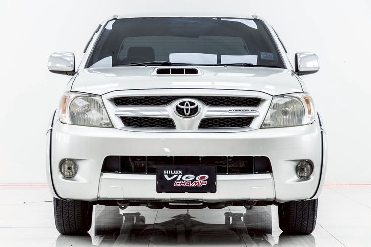 Toyota Hilux Vigo 2005 3.0 G Pickup ดีเซล ไม่ติดแก๊ส เกียร์ธรรมดา เทา รูปที่ 4