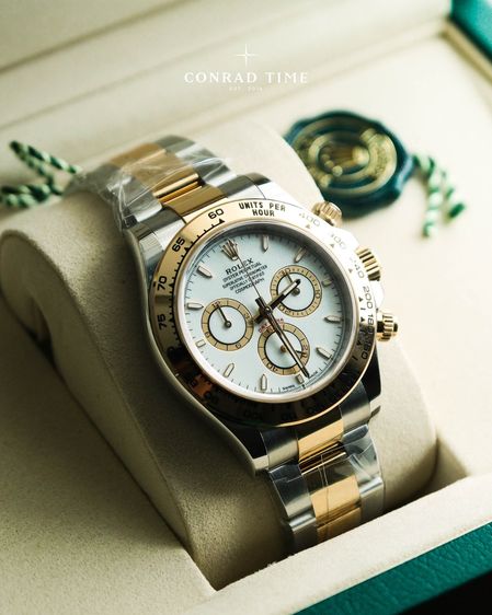 New Rolex Daytona 126503 White Dial Yellow Gold Two-Tone Oyster 2026 40mm. Fullset 